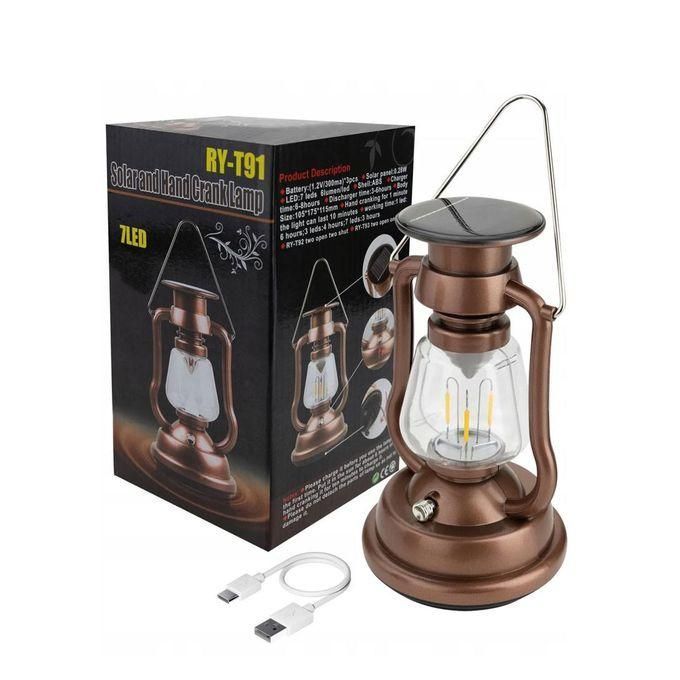 T93 Solar and Hand Crank Rechargeable Lamp
